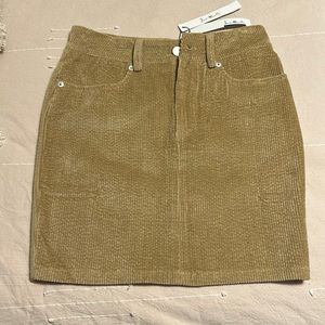 Tan Corduroy skirt